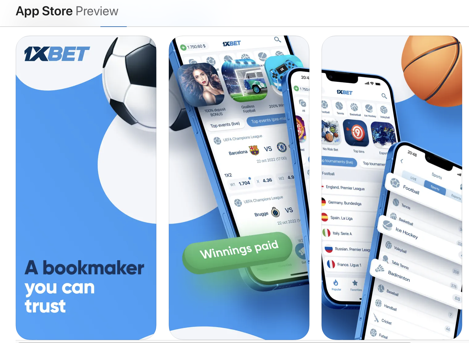 Скачать 1xbet на iPhone – Бесплатное приложение для iOS | 1xbet iOS Download